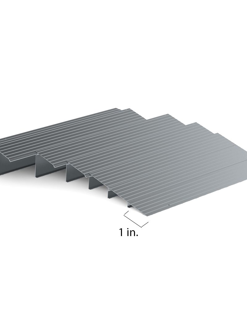 Modular Entry Ramp for a 1 inch rise